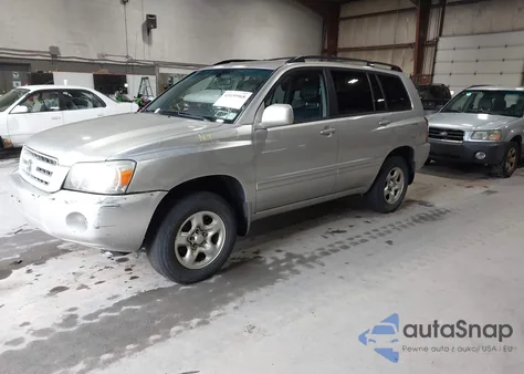 2005 Toyota Highlander из США, поврежденный, VIN JTEHD21A550037378